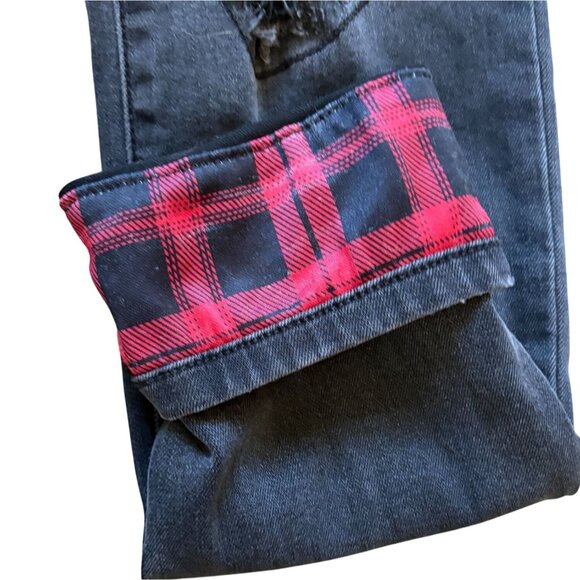 Judy Blue JB82191BK Skinny Fit Black Denim Buffalo Patch Jeans-Sz 7 - Picture 8 of 12